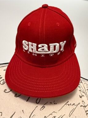 Authentic Vintage Shady LTD 8 Red Embroidered Baseball Fitted Cap / Hat
